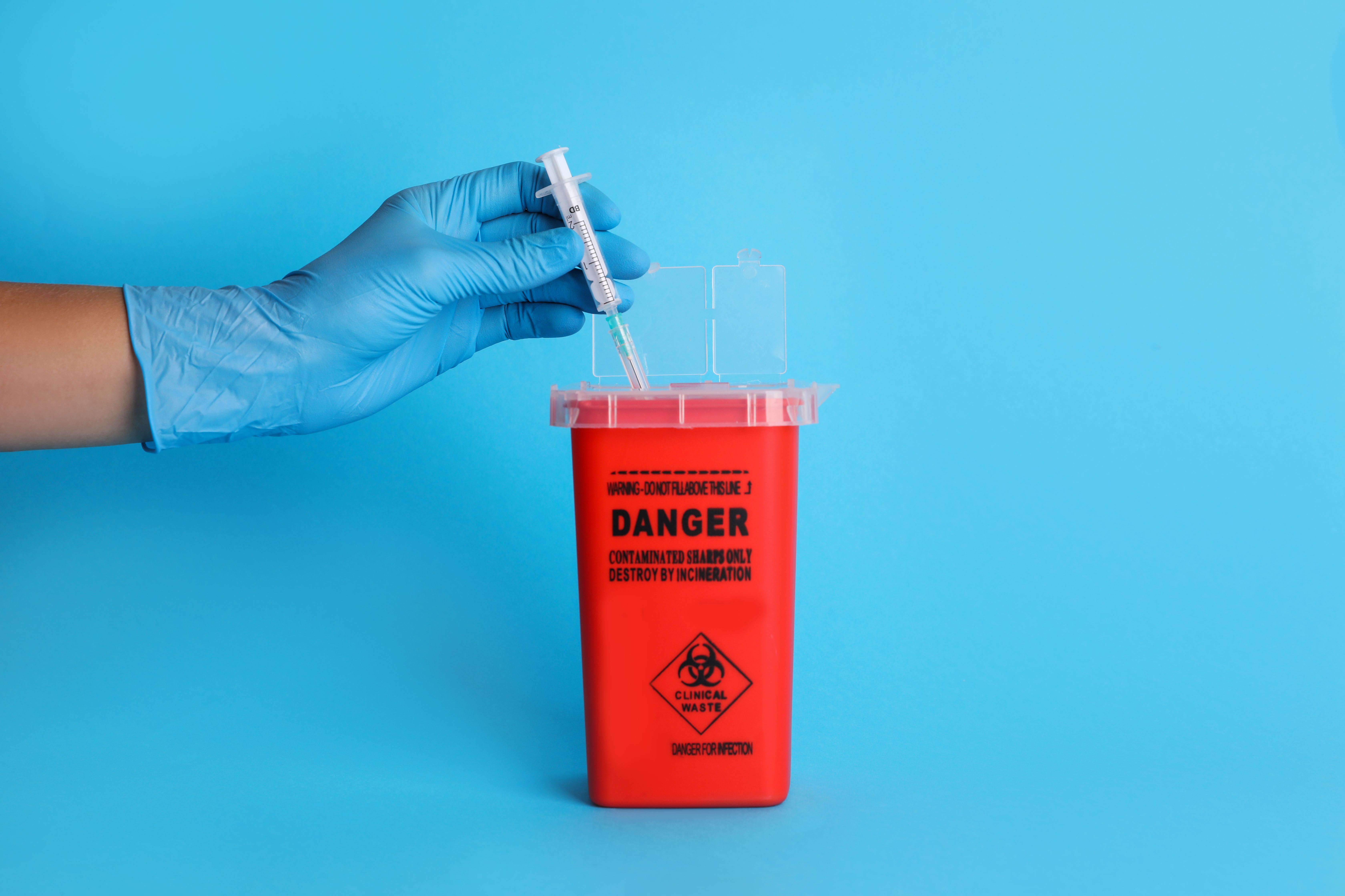 sharps container disposal